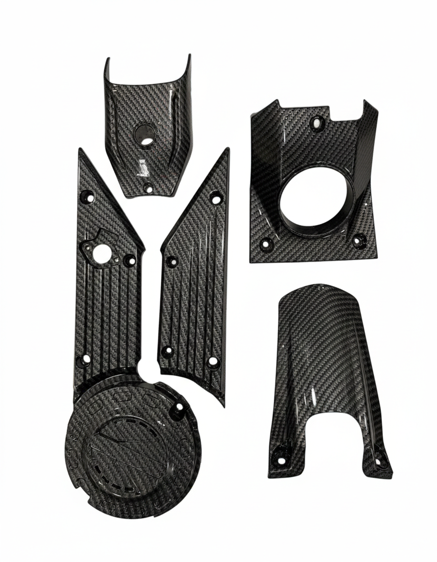 XXX Carbon Plastics Kit/Individual Pieces (Not a wrap) (SC)